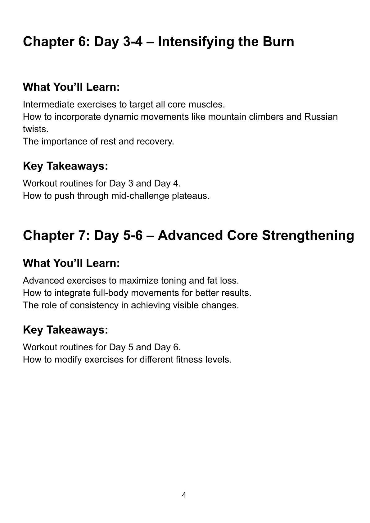 Kickstart Your Core: The 7-Day Tummy Toning Plan (Digital PDF)