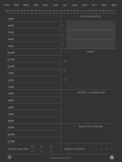 Get Ready With Historia | 365 Digital Daily Planner